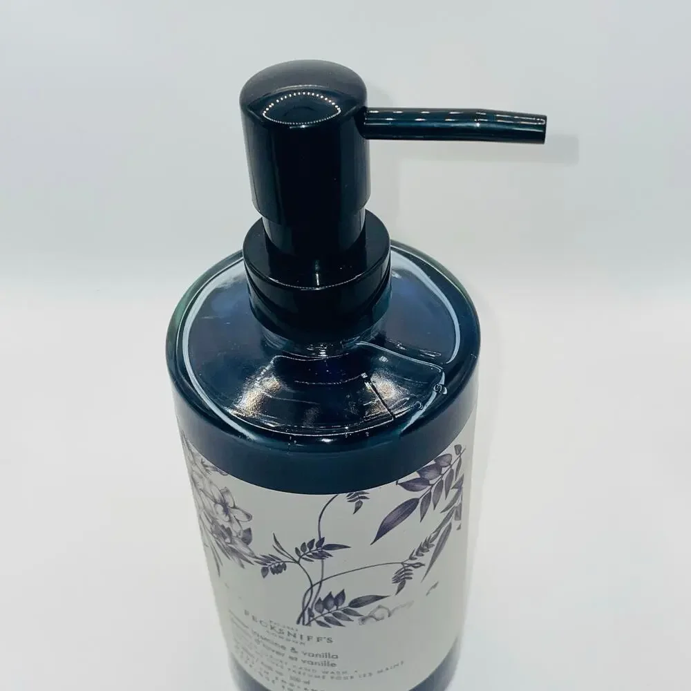Pecksniffs England Winter Jasmine Vanilla Luxury Glass Bottle Hand Soap 16.9oz